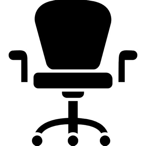 Person sitting on chair in front of laptop illustration, help desk computer icons business. Armchair with wheels of studio furniture Icons | Free Download