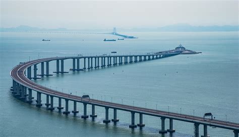Worlds Longest Sea Bridge Connects Hong Kong To China