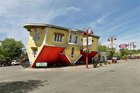 City Clifton Hill Canada The Upside Down House Photograph By Mike Savad Fine Art America