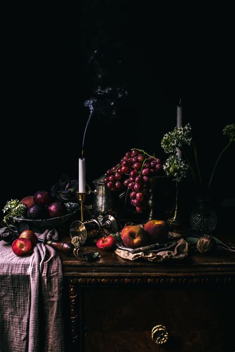Dutch Golden Age Inspired Still Life By Betty Binon Stems And Forks