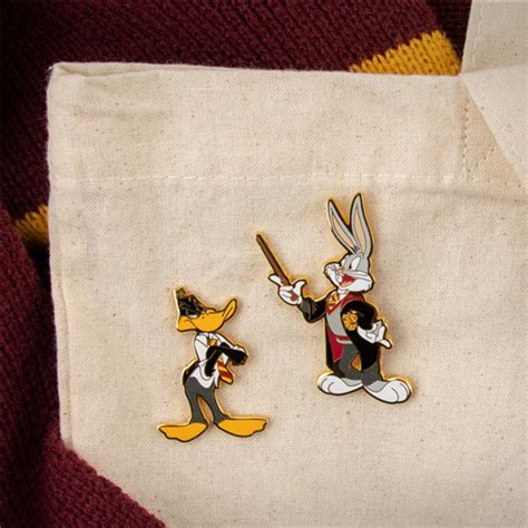 Tweety Bird And Sylvester At Hogwarts Pin Set Quizzic Alley