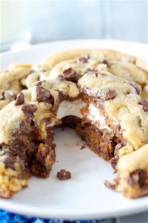 Giant Smores Stuffed Chocolate Chip Cookies Keeprecipes Your