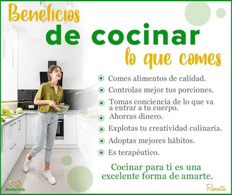 Beneficios De Cocinar Lo Que Comes Bienestar Infinito