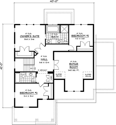 Loretta Cliff Craftsman Home Plan 091d 0426 House Plans