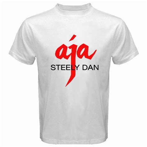 New Steely Dan Aja Logo Music Legend Mens White T Shirt Size S 2xl In