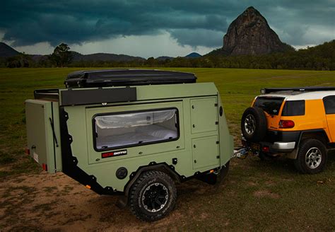 Australian Off Road Introduces Compact Sierra Camper Off Grid Trailers Camper Trailers