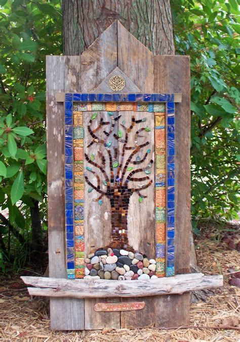 Tree Of Life Mosaic Art Mosaic Garden Art Mosaic Crafts