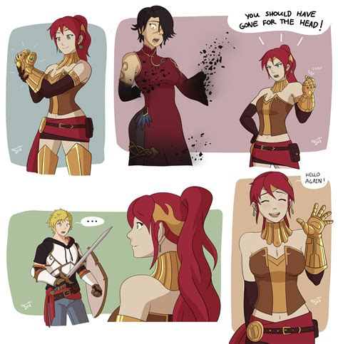 pyrrha returns etyrnalone rwby