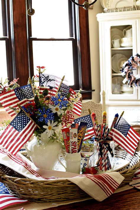 Popsicle Fourth Of July Centerpiece Independence Day Red White And