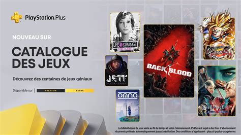 Playstation Plus Extra Janvier Back Blood Dmc Special