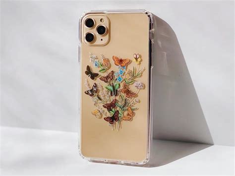 Vintage Butterfly Botany Phone Case For For Iphone 12 Mini 11 Pro Max