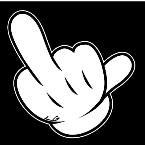 Middle Finger For Dp Clip Art Library