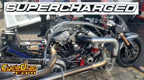 While legal, most bikes do not run a blower. THE SWEET SOUND OF A SUPERCHARGED TOP FUEL HARLEY DRAG ...