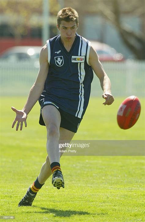 Luke Buckland In Action During The 2003 National Afl Draft Camp At