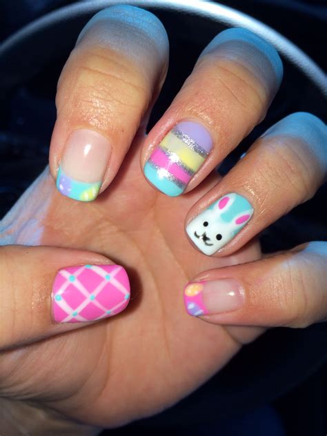 Pin By Jamie Mariano On My Nail Art Designs Easter Nails Gel Nails Easter Nail Designs
