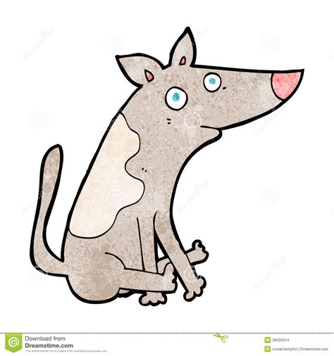 Cartoon Dog Stock Vector Illustration Of Drawing Crazy 38026314