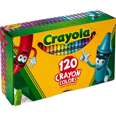 Crayola 120 Crayons Assorted 120 Box