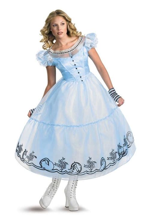 Alice Movie Costume Dlx Halloween Fancy Dress Alice In Wonderland