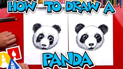 How To Draw A Realistic Panda Art For Kids Hub