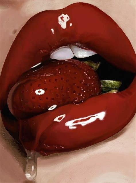 Realistic Digital Painting Of Lips Digital Lips On Ibispaint X в 2021 г Раскраска губ