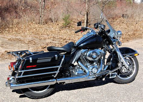 Run In With The Police—a Harley Davidson Road King Police That Is