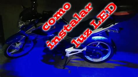 Cómo Instalar Luz Led A Tu Motocicleta Motovlogs Italika Youtube