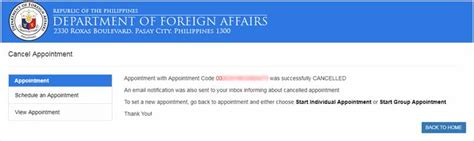 How To Reschedule Or Cancel Philippine Passport Appointment Online