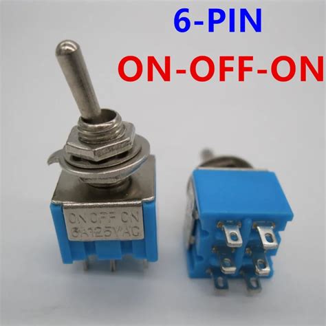 Pcs Mini Switch Mts Pin G On Off On A V Toggle Switches Good Quality Free Shipping