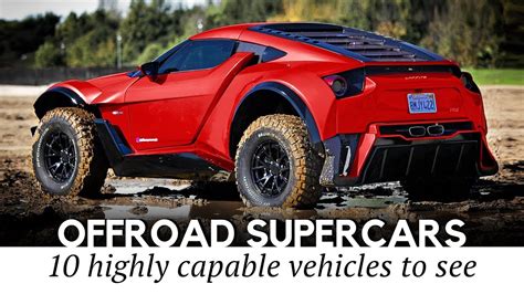Top 12 Supercars Equally Fast On Tracks And Off Road Capabilities And