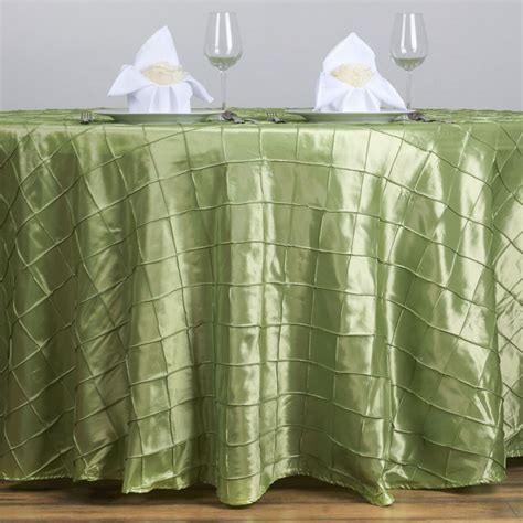 Efavormart 120 Wholesale Apple Green Tablecloths Pintuck Table Linens