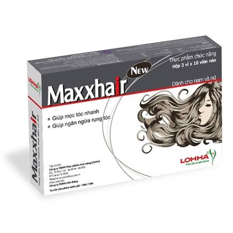 Viên Uống Maxxhair Hỗ Trợ Mọc Tóc Giảm Rụng Tóc Greenoly