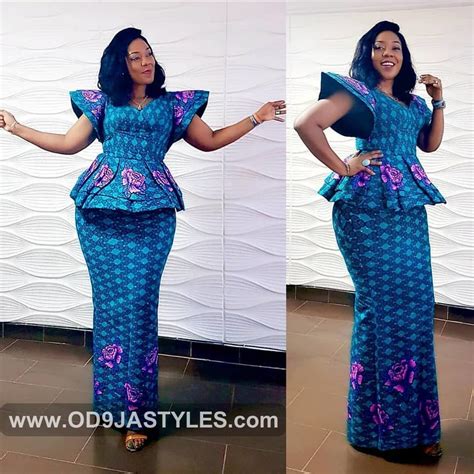 35 Styles Of African Print Dresses New Ankara Styles Gown