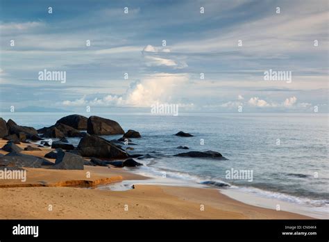 Coastal Scenery Wangetti Beach Cairns Queensland Australia Stock