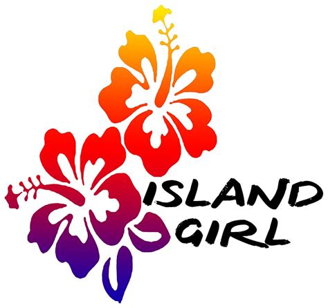 Island Girl Stickers By Mylungz Redbubble