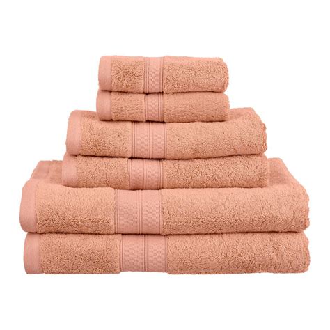 Rayon From Bamboo 650 Gsm 6 Piece Towel Set 2 Face 2 Hand And 2 Bath