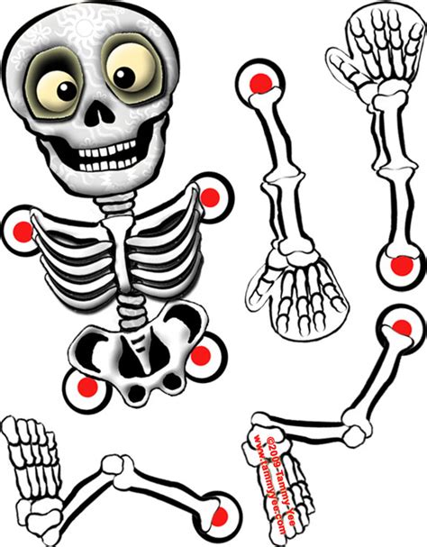 5 Best Images Of Printable Skeleton Cut Out Halloween Printable