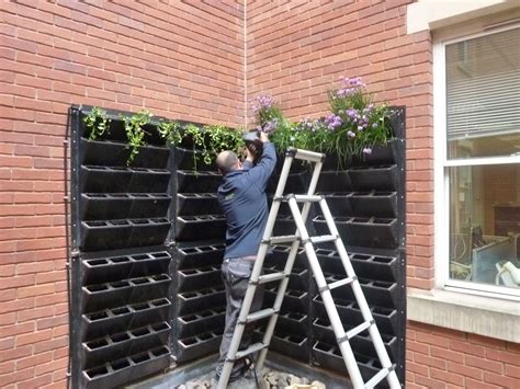 Turn A Vertical Space Into An Edible Living Wall Urban Planters
