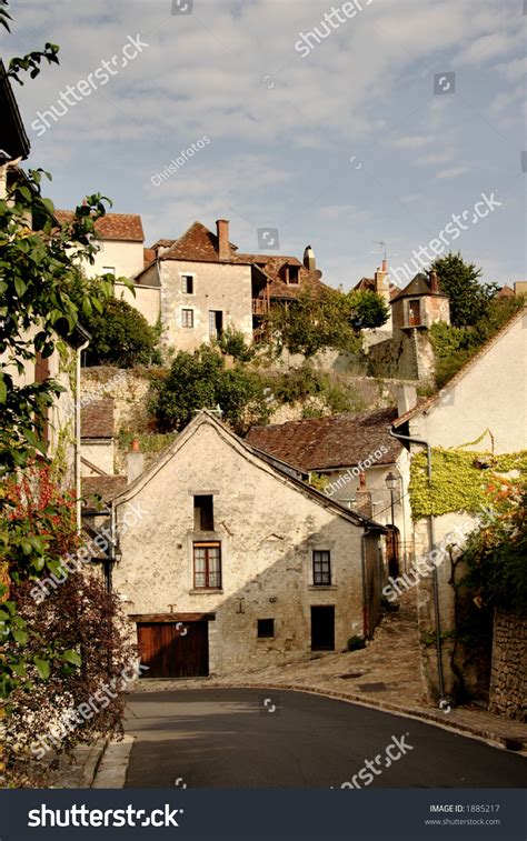 Quaint Village Street In France Stock Photo 1885217 Shutterstock