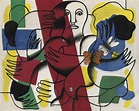 Fernand Léger (1881-1955) , Composition aux deux papillons (La femme ...