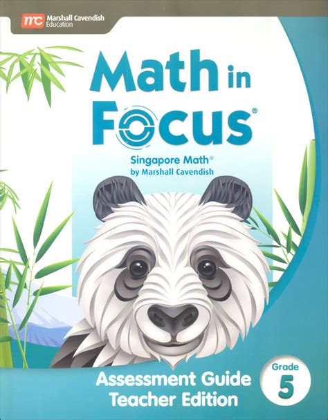 Math In Focus 2020 Assessment Guide Teacher Edition Grade 5 Marshall
