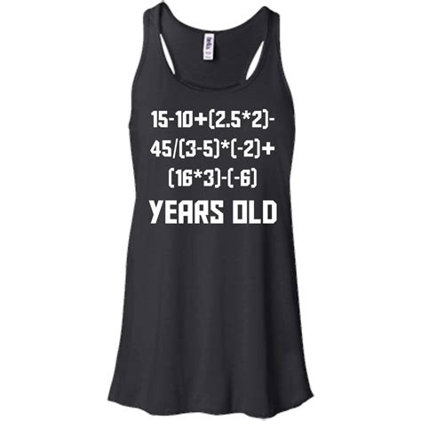 19 Years Old Algebra Equation Funny 19th Birthday Math Shirt Women