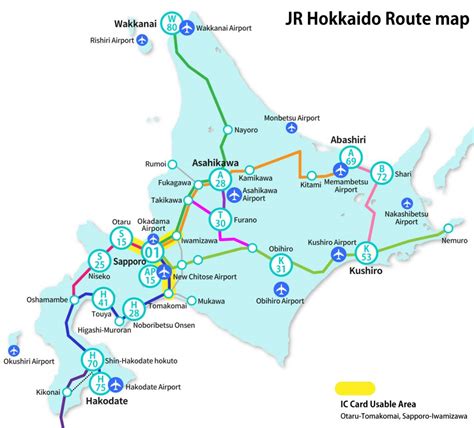 Jr Hokkaido Railway Route Map And Timetable Uu Hokkaido Official Site