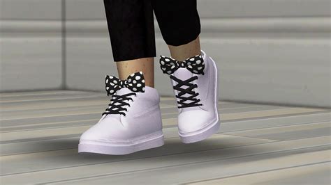 Rukisims Bow Sneakers Kids And Toddler Redheadsims Cc Sims 4 Cc