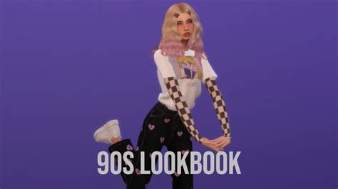Sims 4 90s Lookbook Links In Description Youtube
