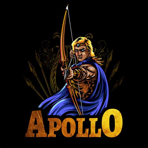 Unique and awesome embroidery designs. Apollo Ancient Greek Mythology Gods and Monsters T-Shirt - The Beard Studio