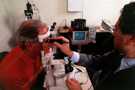 Ultrasound Examination Of The Eye Stock Image M4060021 Science