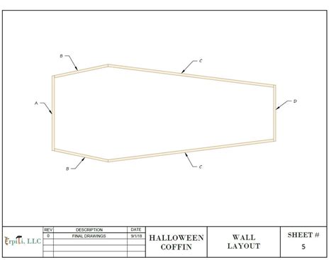 Halloween Coffin Plans Plans Only Build A Coffin Decoration Etsy