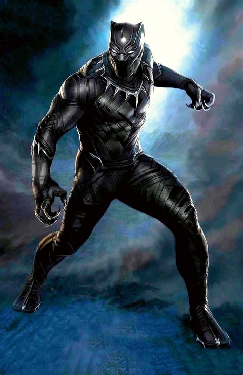 Mcu Black Panther Pantera Negra De Marvel Dibujo De Pantera Negra
