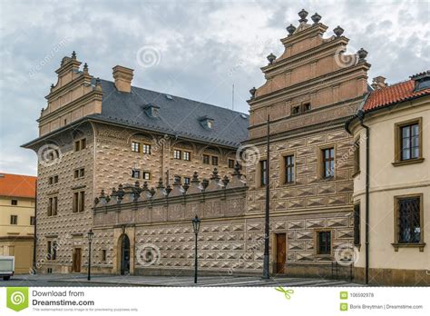 Schwarzenberg Palace In Prague Czech Republic Stock Photo Image Of