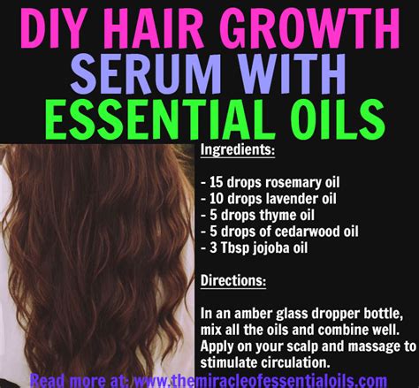 Diy Essential Oil Hair Growth Recipe The Miracle Of Essential Oils